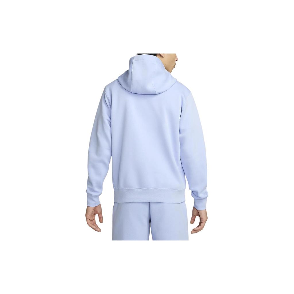 Nike Club Logo Animal Embroidery Hooded Casual Pullover Football Shirt Men Tops Light-Blue FJ7247-479
