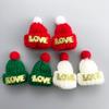 Mini Chapeaux en Laine DIY Ornements de Noël pour Enfants - Accessoires faits main