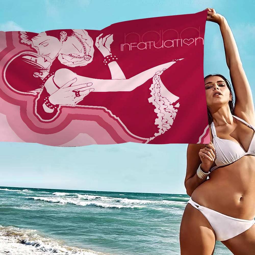 Nana Osaki Anime Microfiber Printed Beach Towel Mountain Climbing Yoga Beach Swimming Running Absorbent Soft Towel