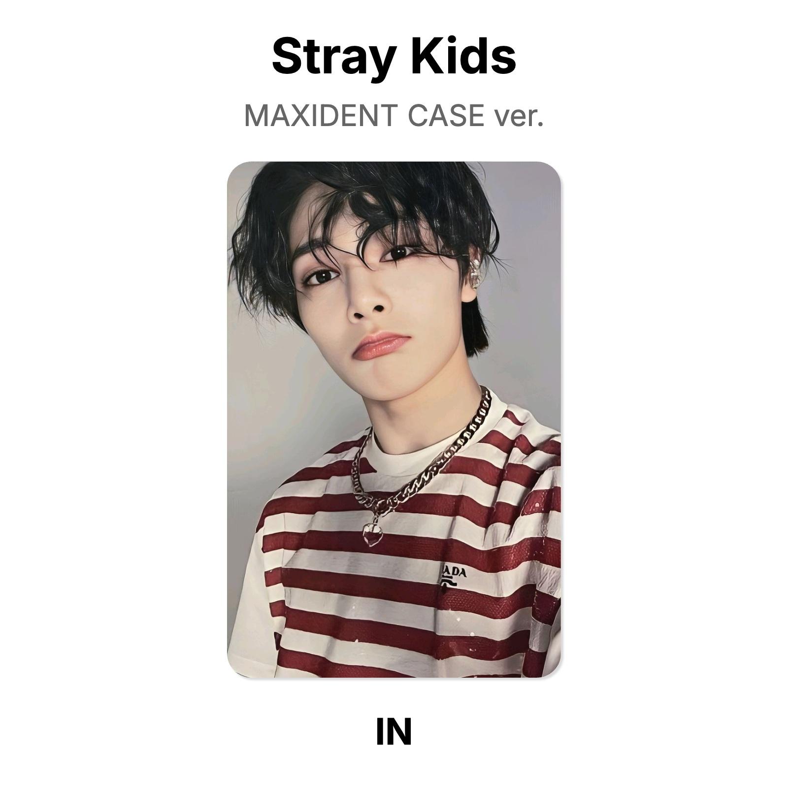 Stray Kids MAXIDENT CASE версия. Официальная фотокарта I.N
