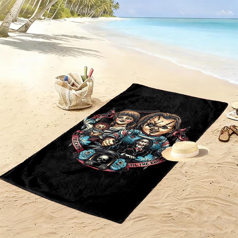 Chucky's Deadly Return beach towel Outdoor camping soft Outdoor pool towel seaside quick-drying swim towel beach Travel and vacation towels Comfort