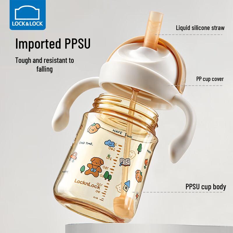 LocknLock PPSU Baby-Trinkbecher mit Ausgießer und Griff