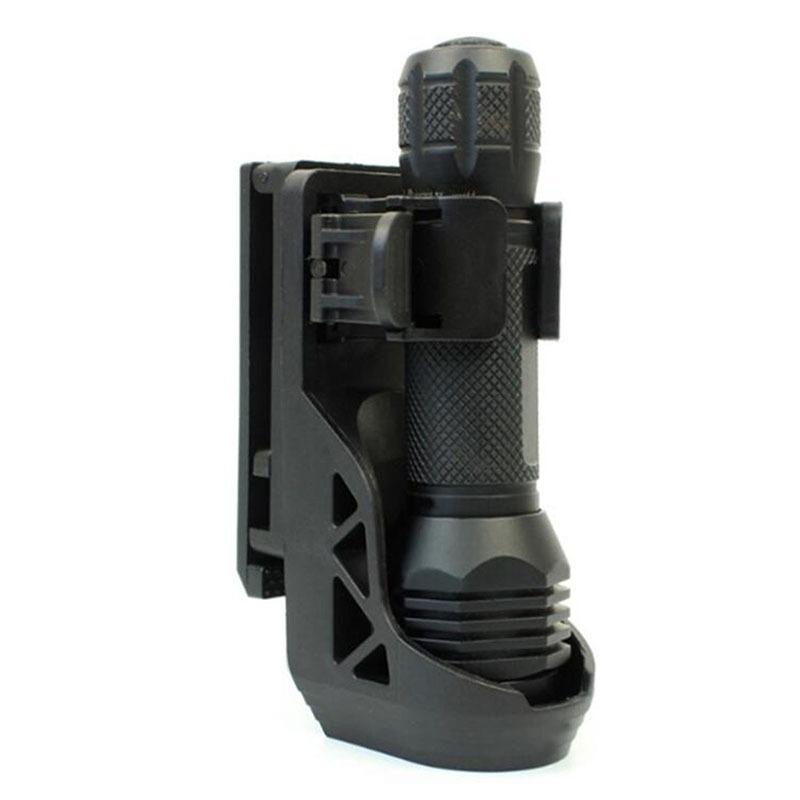 Flashlight Holsters Rotatable Lever Side Lock Quick Unplug Torch Holder High Quality Durable Construction Stylish Design Practical Daily Use