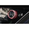 5pcs Red AC Climate Control, Volume, Switch Knob Rings For 2018-20 Toyota Camry