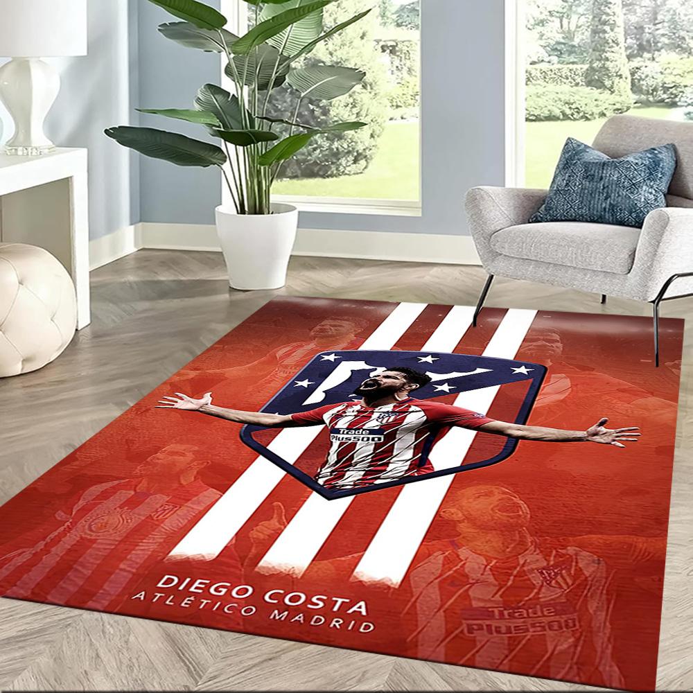 Atletico Madrid Carpet Suitable For Foyer Decorate Room Dormitory Game Room Antislip Rug Anime Office Decor Perfect Gift For Womenmen