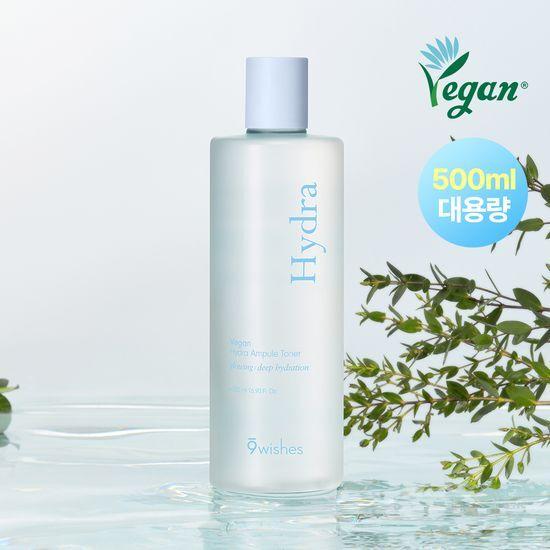 9WISHES Vegan Hydra Ampoule Toner 500ml