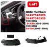High Quality Dashboard Cup Holder Front Left/Right Car Interior Accessories For BMW Z4 E85 E86 2003-2008 51457070323 51457070324