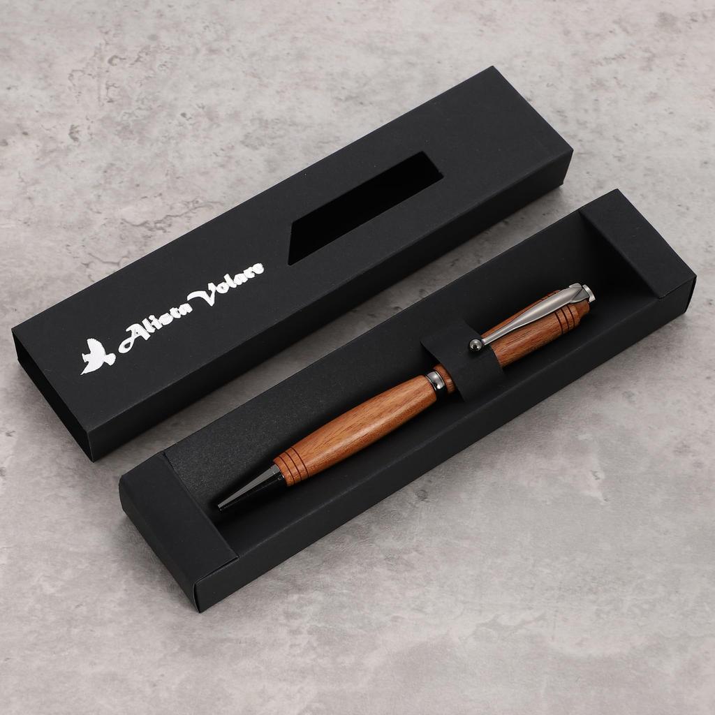 [AlistaVolare] Foresta Nero Wooden Ballpoint Pen (Rosewood)
