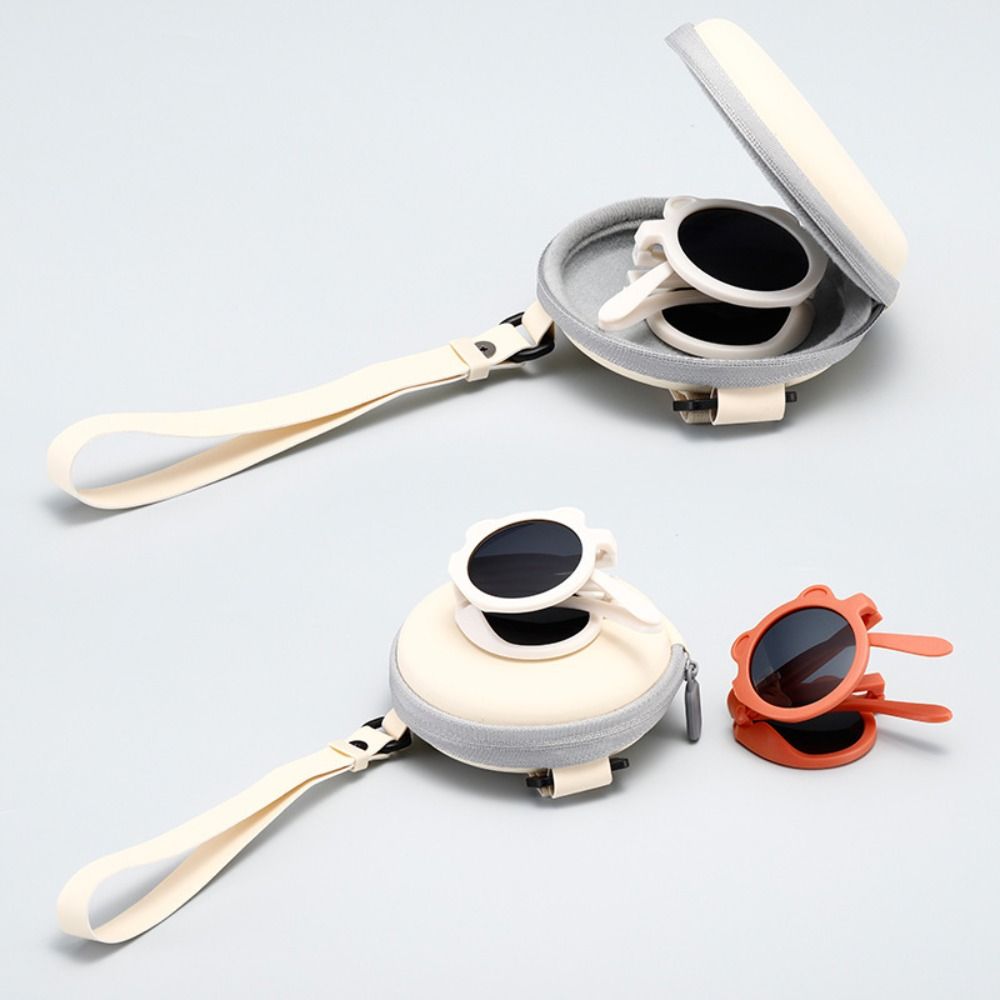 Plastic Children's Glasses Solid Color Eyewear Accessories Foldable Glasses  Children's Party