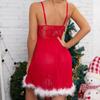 Women's Christmas Fluffy Bunny Costume for Cosplay & New Year's Stage Party