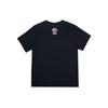 Li Ning CBA Series Professional Basketball Series Guangdong Team Away 21-22 Season Logo Print Round Neck Short Sleeve T-Shirt Men Tops Black ATSR625-2