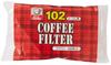 Kalita NK102 Brown Coffee Filters for 100 Filters per Pack Trapezoidal Shape 2-4 People, (20-Pack) -