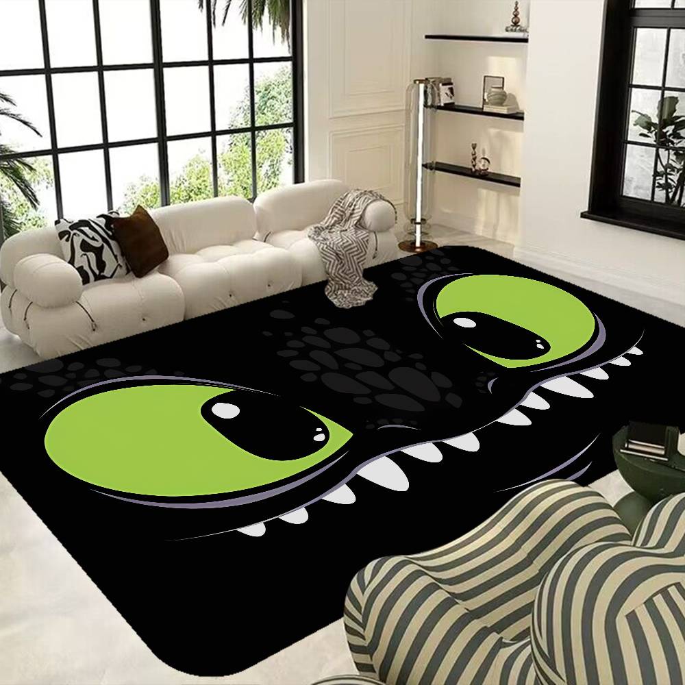 Film How To T-Train Your D-Dragon Bathroom Mat Kids Room Bedroom Decoration Balcony Anti-Slip Doormat Living Room Welcome Rug
