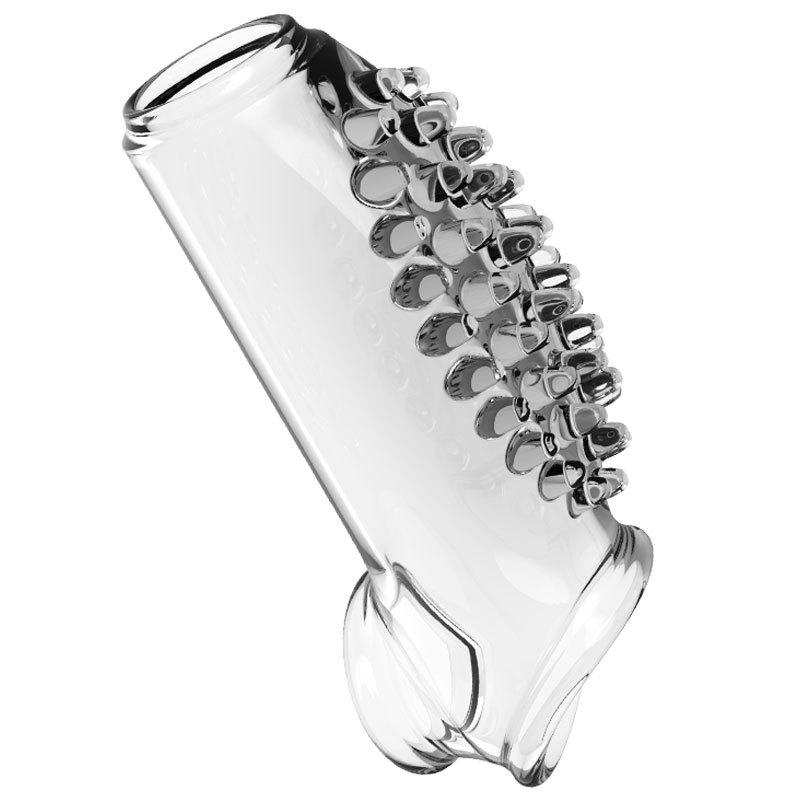 New Stimulating G-Spot Enhancing Penis Ring with Exposed Head & Enlarging Delay Function