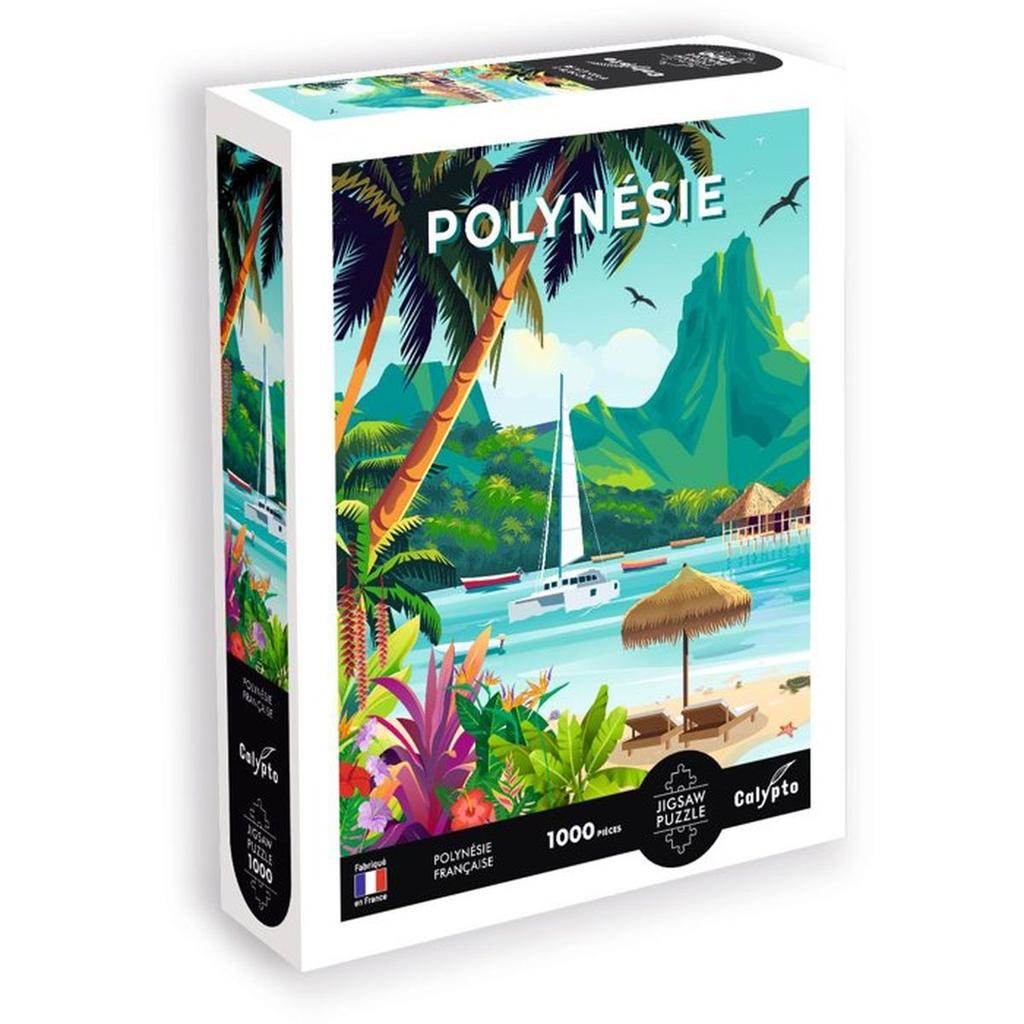 Puzzle - SENTOSPHERE - Calypto - 1000 pieces - Polynérise Française - Toucher soyeux - Des 9 ans