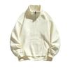 Men's Casual Solid-color Long-sleeved Sports Sweatshirt, Men's Fleece Warm Semi-zippered Pullover Sweatshirt