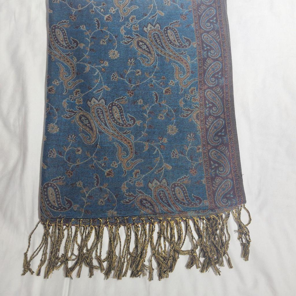 2025 Women's Soft Breathable Jacquard Tassel Scarf - Imitation Cashmere, Autumn Winter Versatile Shawl & Neck Warmer, Light Luxury Style