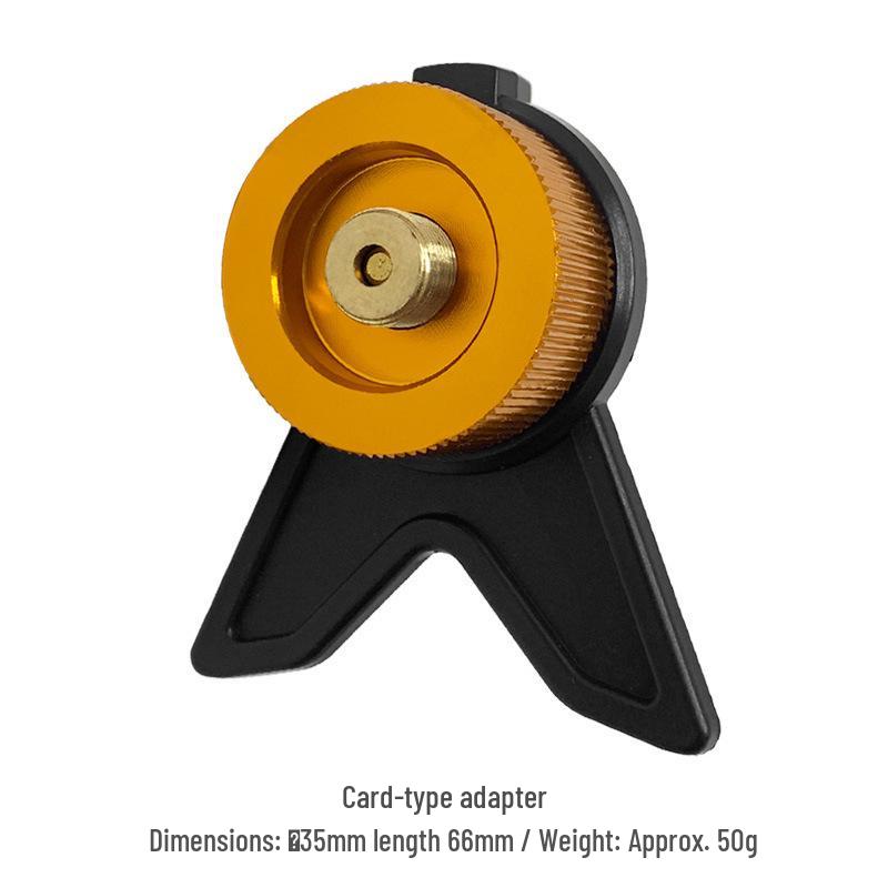 Gas Canister Converter for Outdoor Stoves: Adapts Cassette To Flat or Liquefied Gas