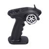 2,4 GHz Fernbedienung Digitaler Sender Empfänger für 1/8 1/10 1/16 1/32 RC Auto BootSchwarz