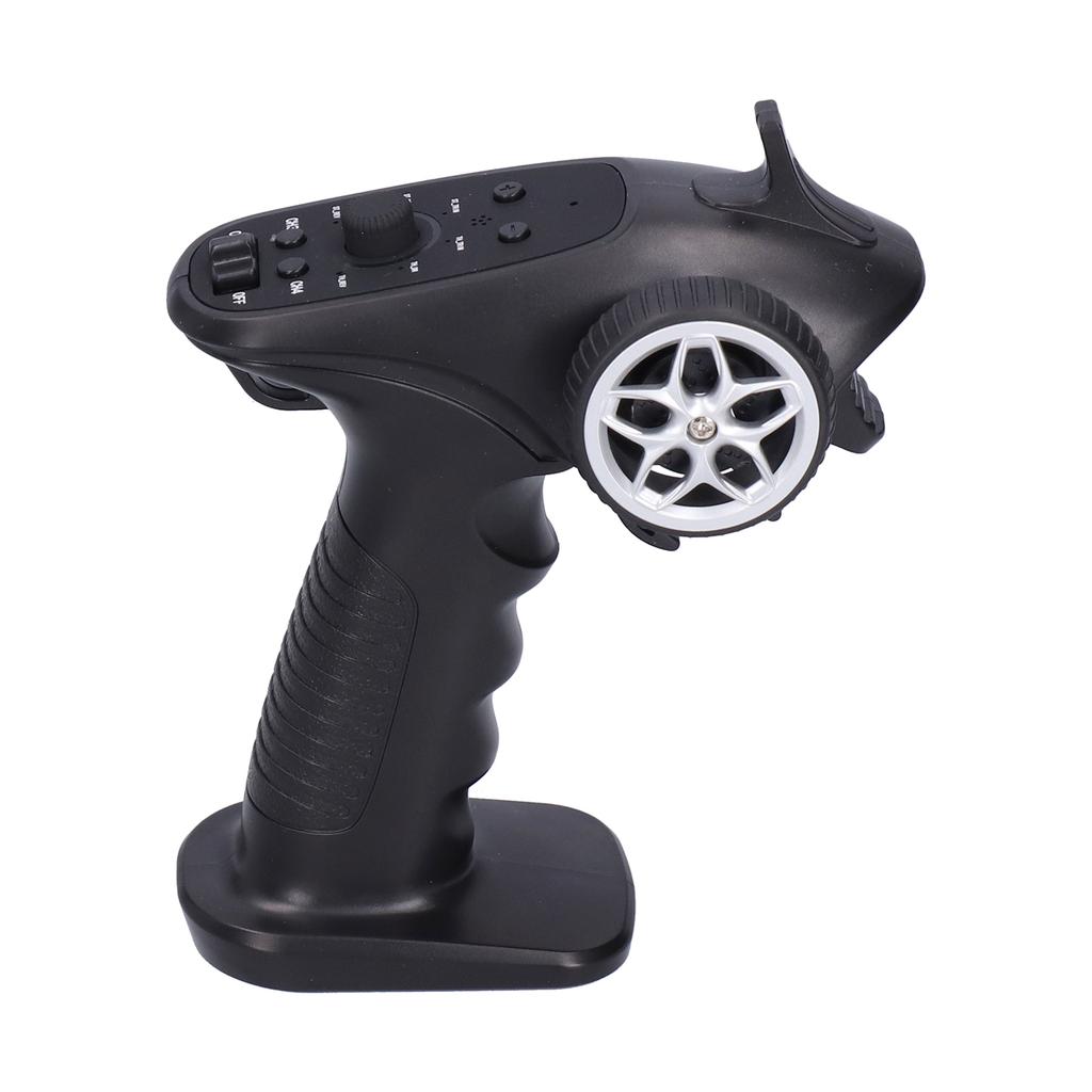 2,4 GHz Fernbedienung Digitaler Sender Empfänger für 1/8 1/10 1/16 1/32 RC Auto BootSchwarz