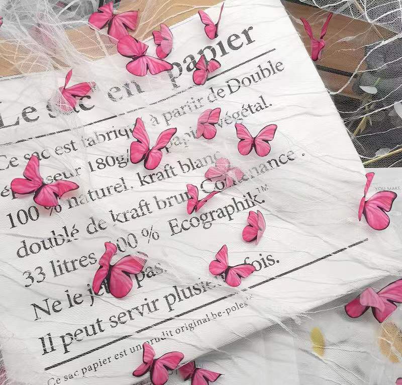 Three-Dimensional Butterfly Fixed Flower Spider Web Yarn Black Yarn Lace Embroidered Lace Children'S Clothing Hanfu Dress Fabric Decoration