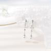 Free bird pearl earrings for dangling earrings for metal June Day gift women, "dancing pearls" women, allergy-friendly, non-pierced earrings, pearl,