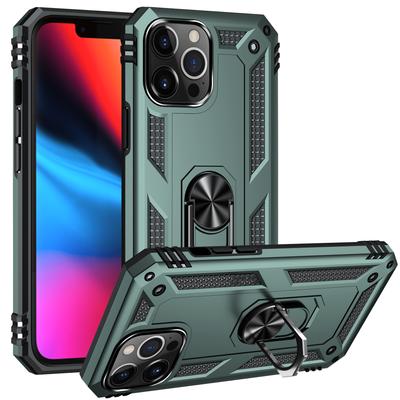 Shockproof Armor Car Magnetic Phone Case For iPhone 13 12 Mini 11 Pro Max X XS XR 6 6S 7 8 Plus SE 3 2020 Ring Holder Back Cover