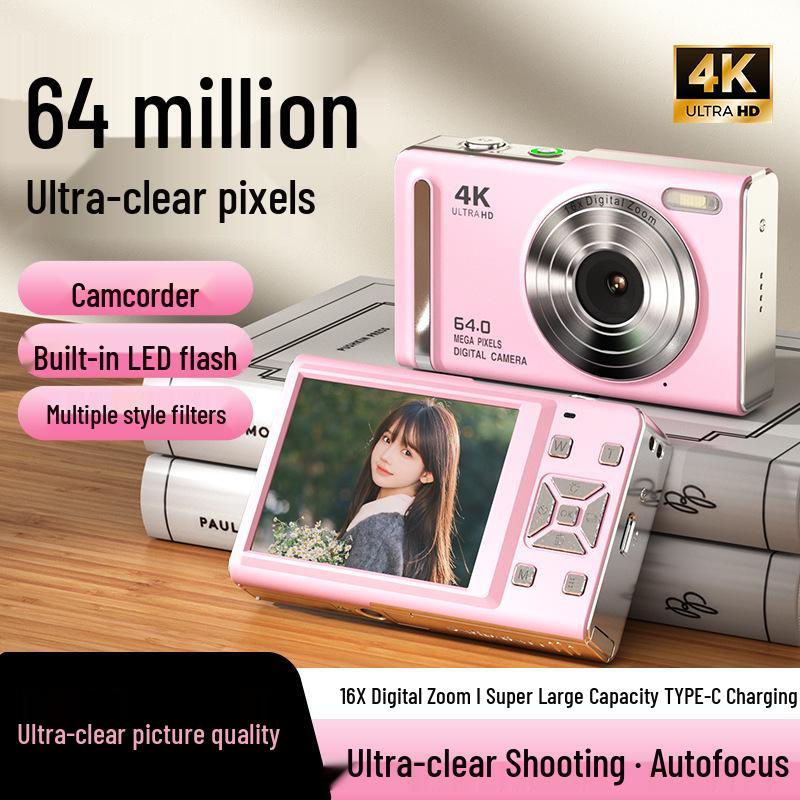 

Retro HD Digital Camera for Students - Perfect for Campus & Parties