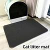 Cat Litter Mat Double Layer Waterproof Urine Proof Trapping Mat Easy To Clean Non-Slip Toilet Pad Cat Scratch Pad Large Foot Pad
