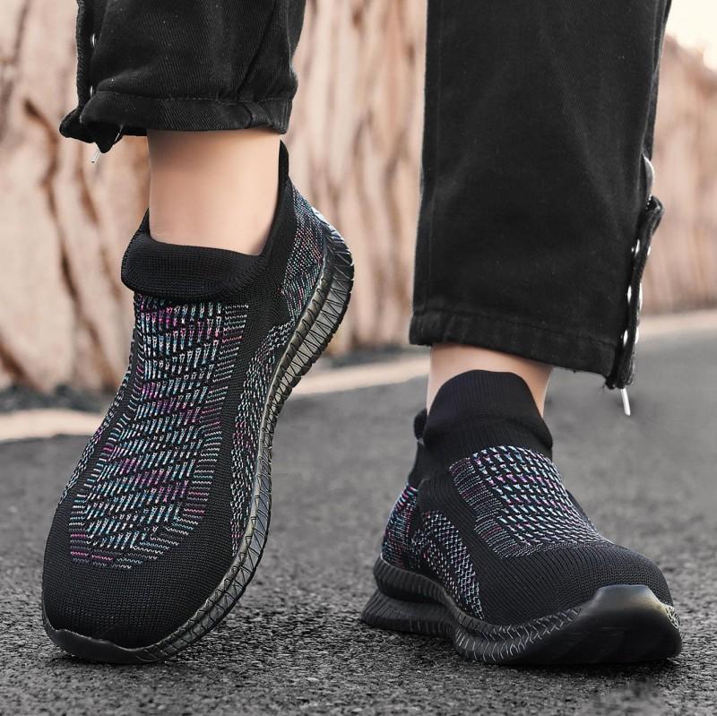Socks and Shoes Low Top Breathable Casual Sports Simple and Comfortable Daily Hiking Shoes Large Size