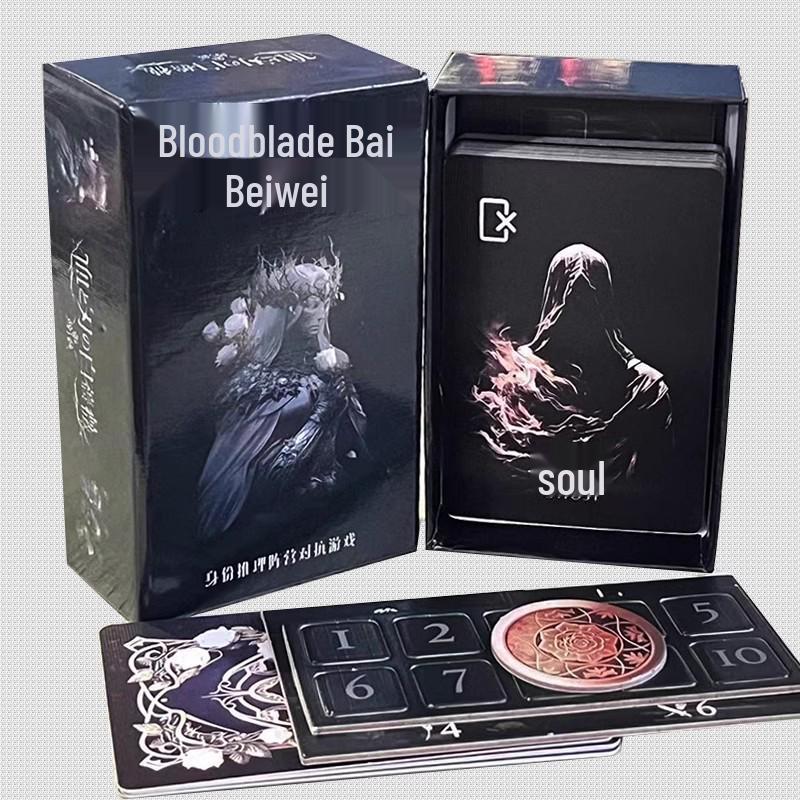 Blood & Blades: White Rose Card Game 2.0 - Identity, Faction, Party Game for 5-10 Players