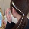 Braided Head Chain Snake Shape Long Tassel Rhinestone Punk Shining Hair Ornament Hair Decor Hair Daily Styling Tool