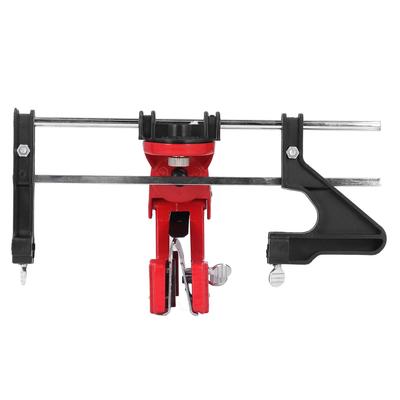 Kettenschärfer Schärfstein Führungshalterung Verstellbar Stahl Rot Rostfrei für Zuhause