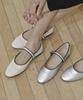 Sappun Artin Mary Jane Flat Shoes (1Cm)