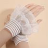 Detachable Lace False Sleeves Wrist Cuff Fingerless Hand Sleeve for Stylish Outfits Cosplay Event Daily Comfortable Wear