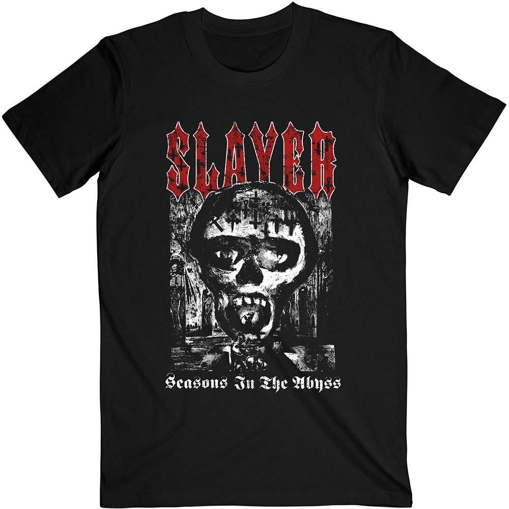 Men s Slayer Acid Rain Slim Fit T-shirt Small Black 2XL