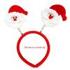 Christmas Hair Clip & Headband Set: Snowman Ornament, Bow, Hat - Perfect Holiday Accessories for Kids