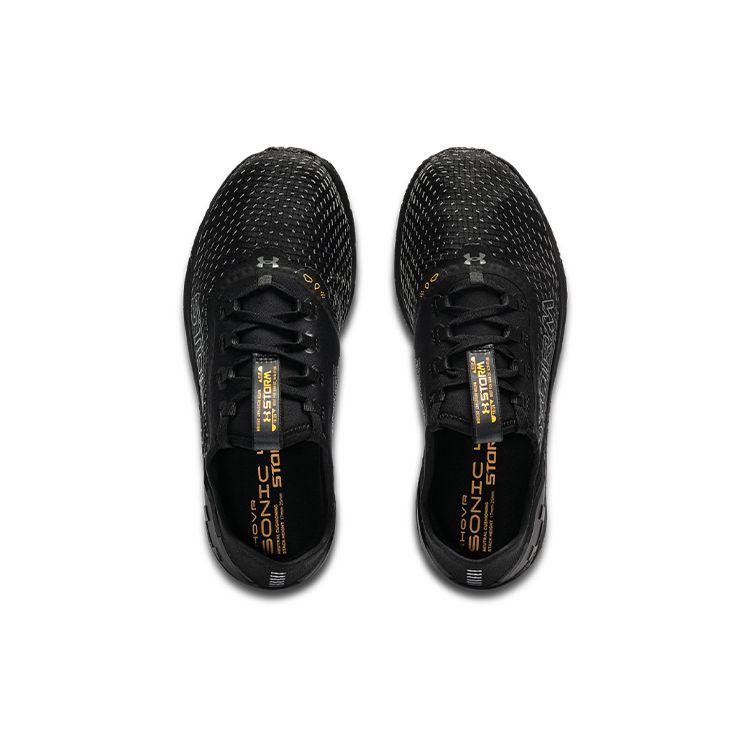 Under Armour HOVR Sonic 4 Storm Sportowa Moda Tkanina Niskie Casualowe Buty do Biegania Damskie sneakersy Czarne 3025486-002