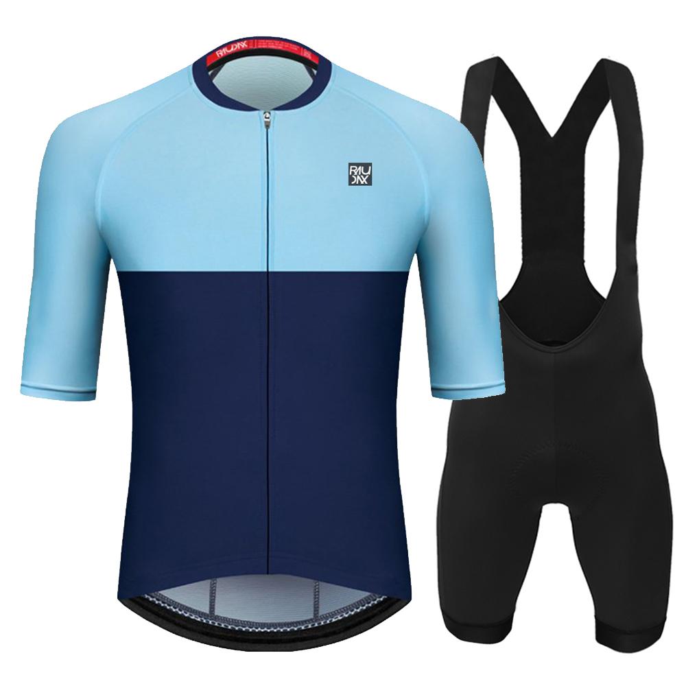 2025 Raudax Men Summer Cycling Clothing Sets Breathable Mountain Bike Cycling Clothes Ropa Ciclismo Verano Triathlon Suits
