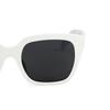 Celine Minimalist Sunglasses With Prescription Compatibility Unisex Sunglasses White CL40198F-25A