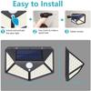 1-12 Pack Solar Lights Outdoor 100 LED Wall Lamp Motion Sensor Lights Waterproof Solar Street Light for Garden Porch Yard Garage