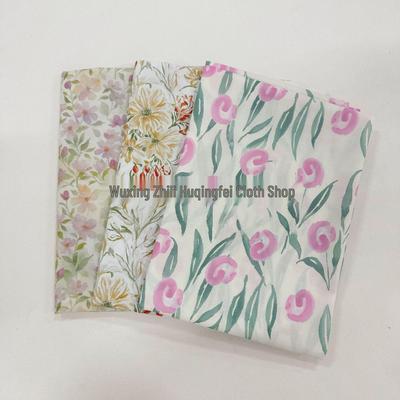 100% Baumwolle 60er Garn Digitaldruck Koreanischer Stil Blumendruck Stoff für Damen- und Kinderkleider, Homewear, Tischdecken und Taschen