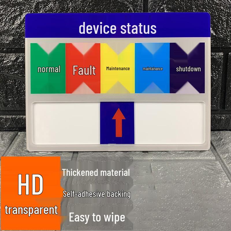 Machine Status Indicator Sign