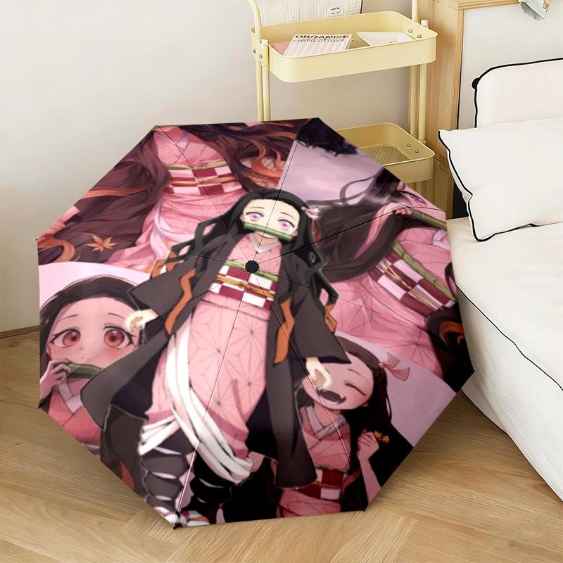Japanese-style Cartoon Demon Slayer Kamado Tanjiro & Kamado Nezuko Umbrella Including Home Travel and Outdoor Activities Multi Functional Umbrella 31