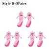 1-5Pairs Pink Bunny Magnetic Couple Socks Thin Mid Calf AutumnWinter Cute Hand Holding Anime Maternity WomenWarm Cozy Socks Gift