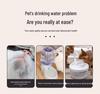2.2L Stainless Steel Pet Water Fountain with Multi-Stage Filtration & Ultra-Quiet Continuous Flow for Cats