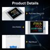 6 in 1 Digital Single Phase Energy Meter Tester Din Rail AC Monitor Voltage Current Power Factor Active KWH 100A Electricity Usage Monitor