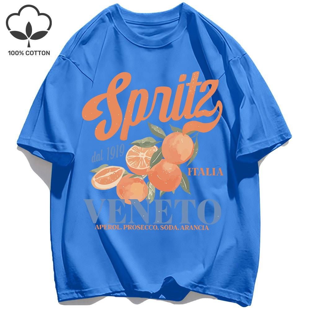 

Orange fruit minimalist design T-shirt neutral sporty summer short-sleeved cotton hip-hop top casual loose sportswear 4XL