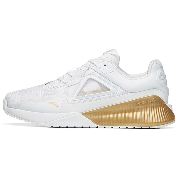 ANTA Champion Sports Culture  White Gold  Men s 112227701A-1 EU 44