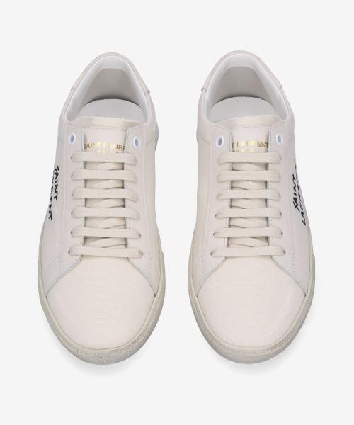 Saint Laurent Baskets Basses SL06 - Crème 610648GUP109113SS25
